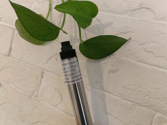 PPM Electrode Optical Dissolved Oxygen Sensor , 12V Optical Do Probe Temperature